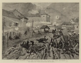 Wojna między Serbią a Bułgarią, ostatnia walka o Pirota, 27 listopada